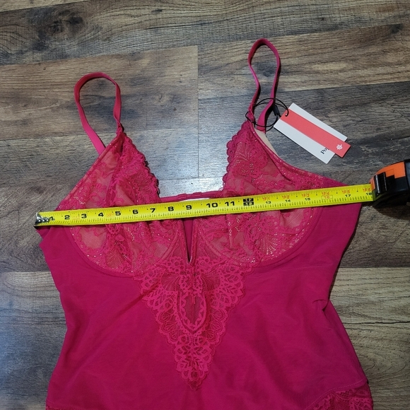 Popilush Pink Lace Shapewear Tummy Control Corset Bodysuit Size 2XL - Picture 9 of 11